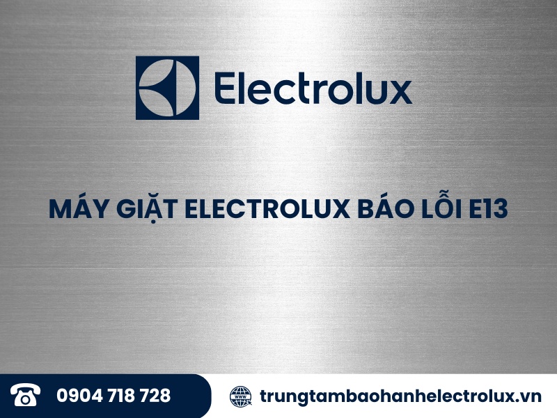 Máy giặt Electrolux báo lỗi E13