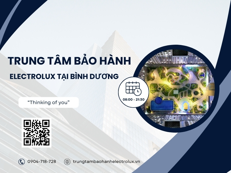 trung tâm bảo hành Electrolux tại Bình Dương
