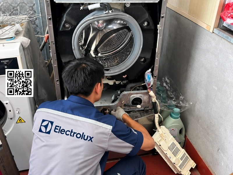 Quy trình sửa máy giặt Electrolux TPHCM