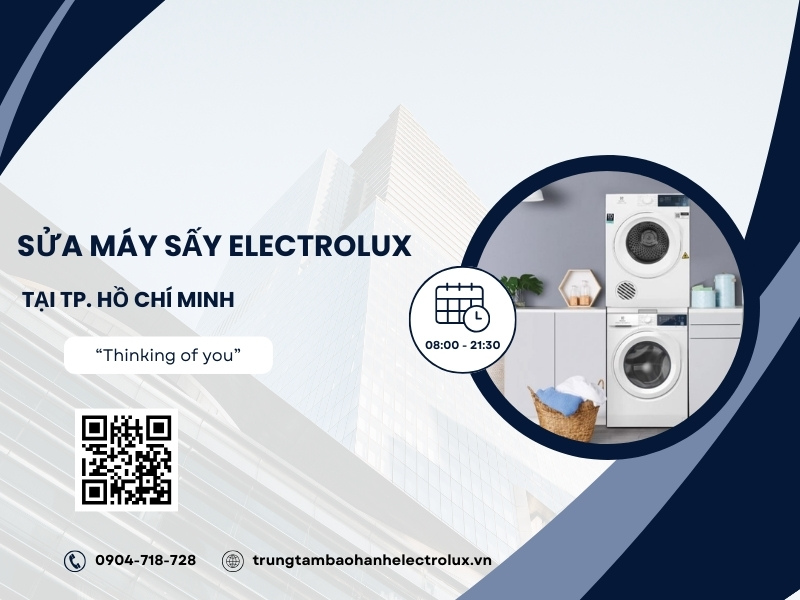 sửa máy sấy Electrolux tại Tp HCM