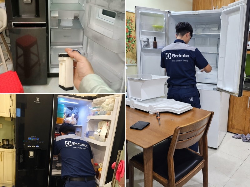 Quy trình sửa chữa tủ lạnh Electrolux Hải Phòng