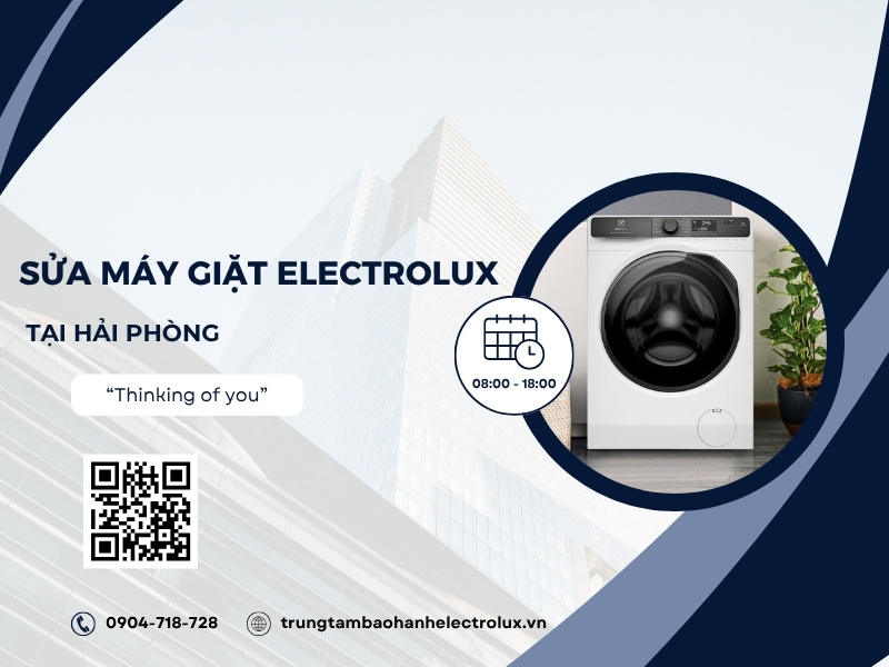 Sửa máy giặt Electrolux Hải Phòng